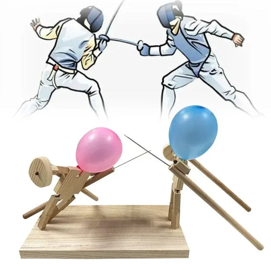 Bamboo Balloon Battle Game: Fast-paced 2-player fun!